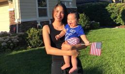 Chân dung con trai Phạm Hương cuối cùng cũng lộ diện, sở hữu nhiều nét y hệt mẹ