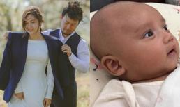 Theo trào lưu khoe con, vợ Đinh Tiến Đạt chính thức giới thiệu con trai