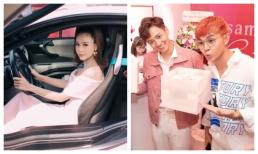 Jun Phạm đòi Ngô Kiến Huy tặng son, Sam xuất hiện với thần thái ngút ngàn khi lái siêu xe hồng 'chanh sả'