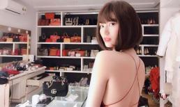 'Một mũi tên trúng hai đích' Khánh My đăng ảnh vừa khoe dáng và cả gia tài 'khủng' phía sau