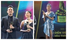 Lương Thế Thành nhận giải Nam diễn viên truyền hình xuất sắc nhất, Hoàng Yến Chibi thắng giải được khán giả yêu thích nhất ở Ngôi Sao Xanh 2019