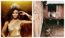 Biết là H'Hen Niê bình dân nhưng nhìn hình ảnh cô cho lợn ăn, liệu có ai nhận ra đây là top 5 Miss Universe 2018?