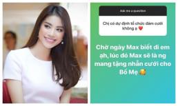 Vừa công khai có con trai 1 tuổi, Phạm Hương tiết lộ thêm kế hoạch kết hôn