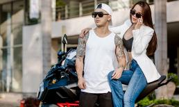 Vợ chồng Ưng Hoàng Phúc khoe dáng bên xe mô tô 1 tỷ đồng