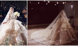 Chiếc váy cưới gây choáng ngợp của hot vlogger Gà Tây Tây: Thợ may phải rửa tay ba lần trước khi chạm vào