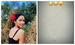 H'Hen Niê và bạn trai công khai thể hiện tình cảm ngọt ngào, úp mở luôn danh tính đối phương?