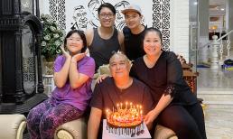 Minh Luân mang bánh kem đến chúc mừng ngày cưới NSND Hồng Vân, biểu cảm của tài tử Lê Tuấn Anh mới cực hài