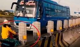 Mẹ tâm thần chở con nhỏ, lao ngược dòng ô tô trên cao tốc khiến nhiều người thót tim