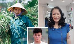 Thủ môn Bùi Tiến Dũng thích thú khi lần đầu tiên trong đời thấy mẹ đi làm đẹp