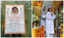 Đám tang NSƯT Nguyễn Chánh Tín: Người vợ tào khang khóc nức nở, con gái ôm mẹ an ủi