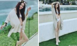 Giật mình với loạt ảnh diện bikini nhỏ xíu khoe thân hình nóng bỏng ở tuổi U60 của 'Đát Kỷ' Ôn Bích Hà 