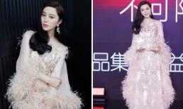 Mặc váy lông vũ được ví von như chiếc rèm cửa, Phạm Băng Băng khiến ai cũng phải thừa nhận rằng 'lụa đẹp vì người'