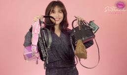 Sau ồn ào đập túi hiệu fake, Sĩ Thanh khoe cả loạt túi giá rẻ dưới 1 triệu