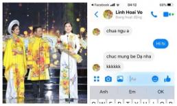 Hứa Minh Đạt khoe vợ lần thứ hai đoạt giải Mai Vàng, đàn anh Hoài Linh đã nhắn tin chúc mừng