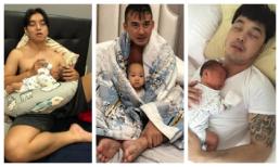 Lên sân khấu là hoàng tử, soái ca, các sao nam này lại hoá 'ô sin' tàn tạ không ngờ khi về nhà chăm con mọn