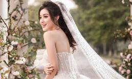 Huyền My đăng loạt ảnh diện váy cô dâu, fans hô hào giục cưới