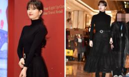 Vừa gây sốt với hình ảnh bụng bầu vượt mặt, Suzy lại xuất hiện với thân hình mi nhon đáng ngưỡng mộ 