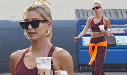 Hailey Baldwin diện áo crop top khoe eo thon, khuyên rốn cá tính sau ồn ào phá cuộc vui của Selena
