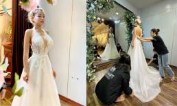 Ngân 98 đi thử váy cưới, dân mạng nghi sắp kết hôn với Lương Bằng Quang