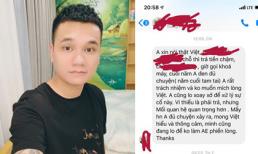 Khắc Việt nhắc nhẹ người nợ tiền mình: 'đừng để mọi việc nó đi xa quá sự kiên nhẫn của tôi'
