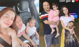 Phạm Quỳnh Anh cho hai con gái về quê nội đón Tết với Quang Huy