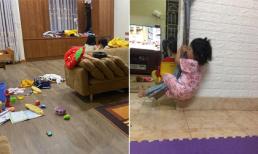 Phụ huynh 'dở khóc dở cười' khi 'giam chân' con ở nhà mùa dịch, đồng loạt than: 'Đuối quá rồi'