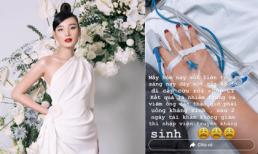 Lê Thúy đi cấp cứu vì nhiễm trùng và viêm ống dẫn thận