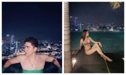 Ninh Dương Lan Ngọc - Chi Dân du lịch ở Singapore, lần này lộ liễu quá rồi