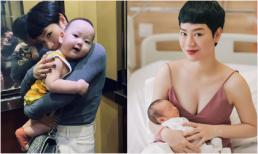 Loạt ảnh cực yêu ghi lại hành trình phát triển của con trai thứ 2 nhà Trà My Idol