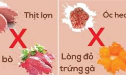 Những thực phẩm tuyệt đối không cho trẻ ăn chung cùng một bữa kẻo ngộ độc, đau bụng, đi ngoài