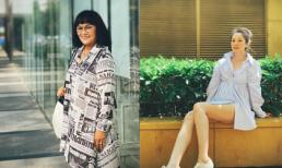 Mẹ của Hiền Thục hiếm hoi lộ diện, có phong cách trẻ trung không thua con gái