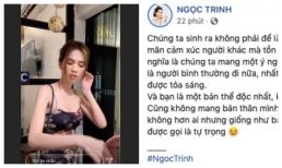 Bị Ngân 98 tiếp tục 'đá đểu', Ngọc Trinh diện đồ lồng lộn lên phố chụp ảnh, thâm thuý nhắc về ai đó