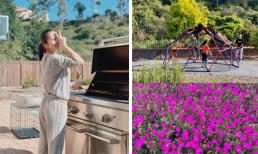 Diệu Hương hé lộ khu vườn rộng rãi, đủ các loại cây gia vị tại Mỹ