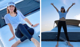 Sau 11 năm lấy đại gia xấu xí, Đệ nhất mỹ nhân TVB khoe khéo cuộc sống như mơ qua loạt ảnh trên du thuyền hạng sang