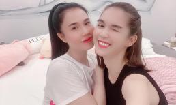 Đã rất lâu mới thấy chị em Ngọc Trinh - Ngọc Bích đứng chung khung ảnh, nhan sắc khiến fan xuýt xoa