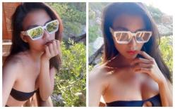 Thuý Diễm khoe vòng một nóng bỏng mắt với bikini, sexy thế này bảo sao Lương Thế Thành không mê mệt?
