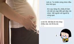 Mẹ bầu phải ra đường phát tờ rơi mưu sinh, ốm mệt nhắn cho bạn trai lại nhận được câu cực phũ