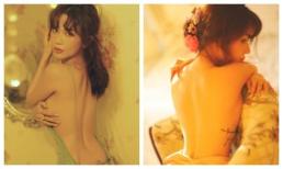 Sĩ Thanh tung loạt ảnh khoe lưng trần gợi cảm ở tuổi U35