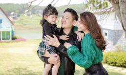 Hải Băng và Thành Đạt hạnh phúc bên con gái