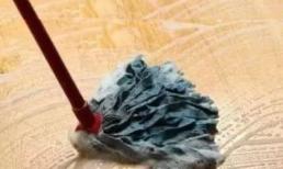 Đừng dùng nước sạch để lau nhà! Dạy bạn một mẹo, sàn nhà sạch kin kít, không còn vết nước hay vi khuẩn
