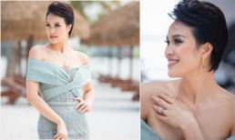Cựu mẫu Phương Mai cắt phăng mái tóc dài, trở về style tóc tém cá tính