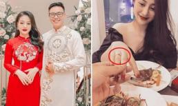 Hậu lễ ăn hỏi, Đông Hùng tặng nhẫn đính đá quý cho vợ sắp cưới đúng ngày sinh nhật