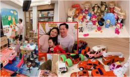 Căn phòng như showroom đồ chơi của con gái được đại gia Đức An bỏ cả tháng hoàn thiện
