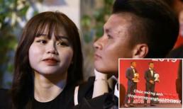 Bạn gái mới chúc mừng Quang Hải giành Quả bóng bạc Việt Nam