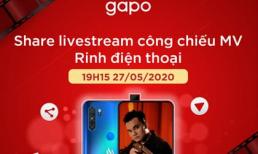 Rinh điện thoại Vsmart Active 3 khi xem livestream MV mới của Khắc Việt trên Gapo
