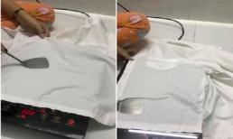 Không có bàn là, vợ đảm có 'IQ vô cực' nghĩ ra cách là áo khiến dân tình 'ngả mũ'