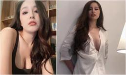 Than 'sắp chết đói' nhưng Mai Phương Thúy lại gây chú ý bởi vòng một sâu hun hút