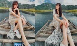 Lạm dụng photoshop, Hương Giang idol bị soi đôi chân dài đến kỳ dị