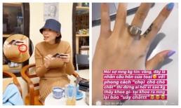 Tóc Tiên lần đầu hé lộ nhẫn cầu hôn của Hoàng Touliver với phong cách 'chọi chó chó chết'