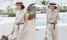 Áo phông đã lỗi thời! 'Áo sát nách + váy / quần' là phổ biến trong mùa hè này: vừa mát mẻ vừa thon gọn!